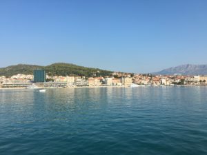 Leaving Split, headed to Brac